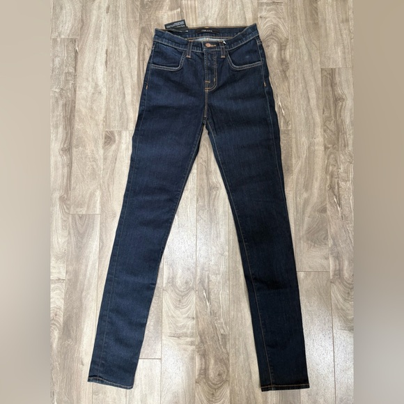 J Brand Maria High-Rise Skinny Jeans Indigo NWT Size 24 Ankle Length Stretch - Picture 2 of 9